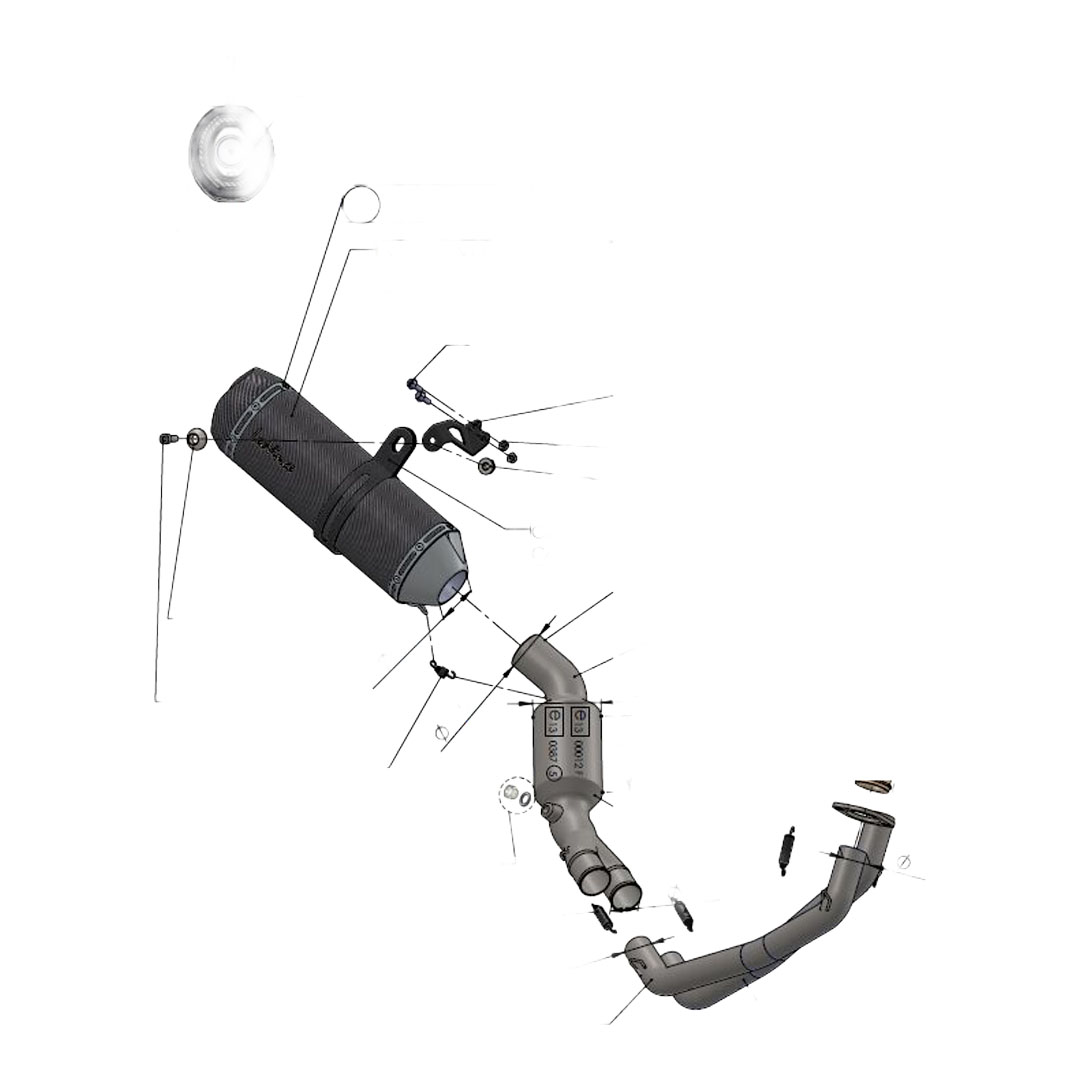 LeoVince LV One Evo Carbon full ispušni sustav