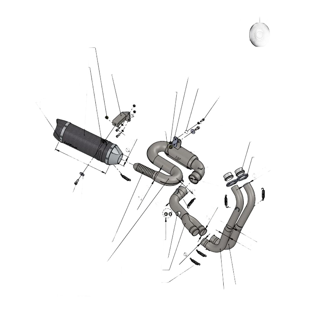 LeoVince LV One Evo Carbon full ispušni sustav