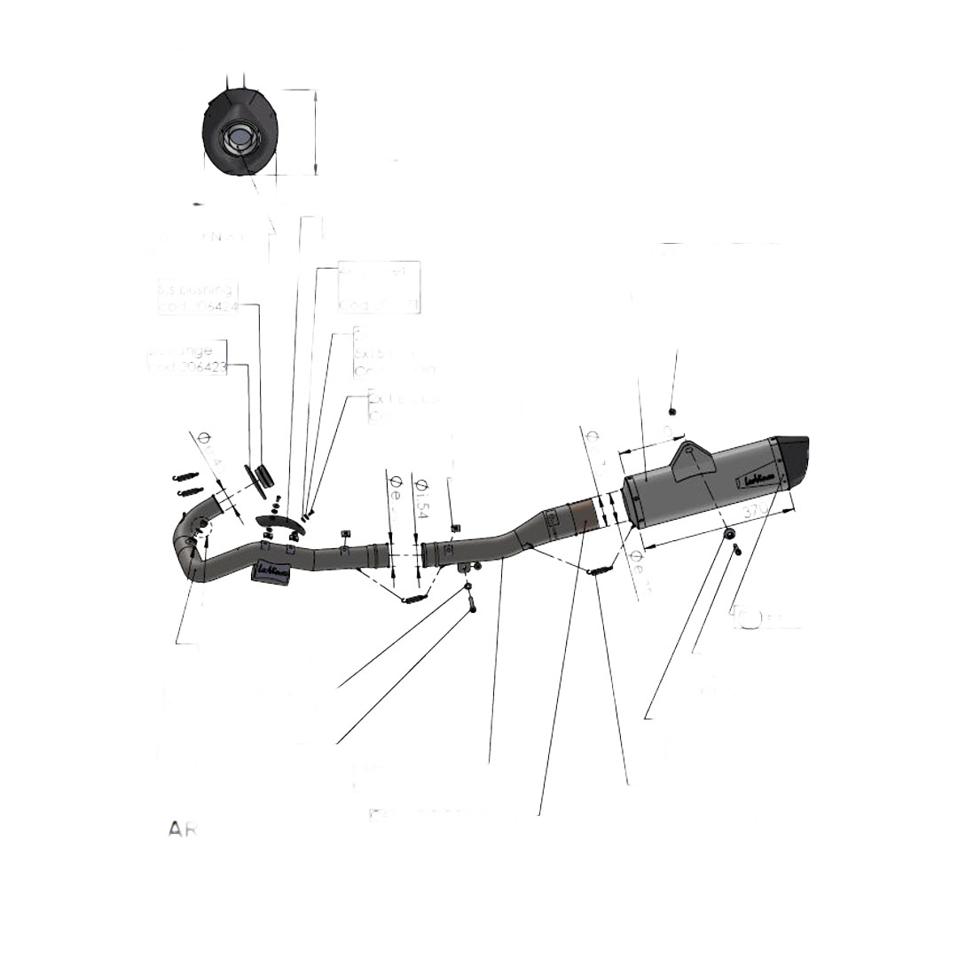 LeoVince LV One Evo full ispušni sustav od nehrđajućeg čelika 14364EK