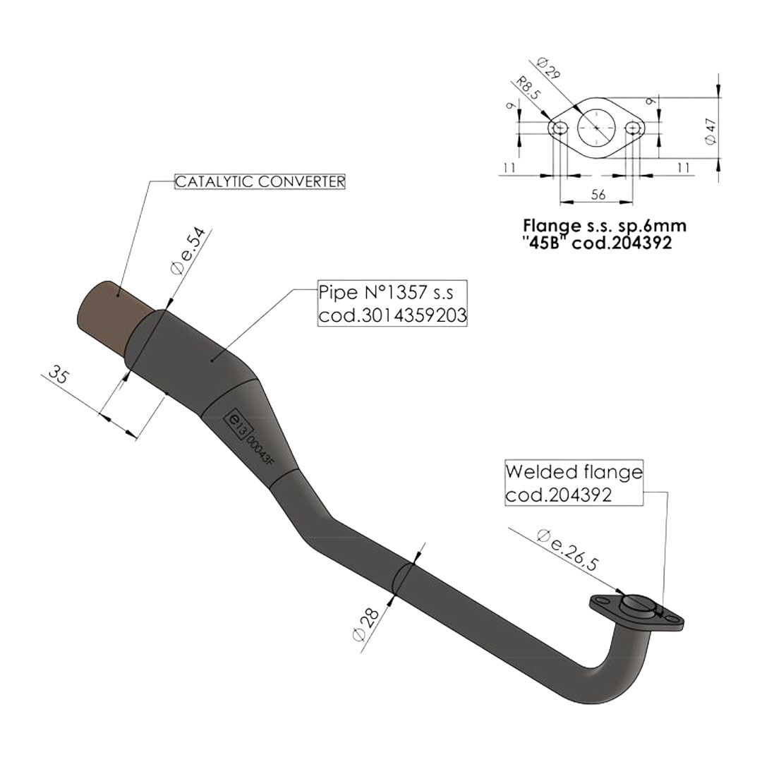 LeoVince katalizator 16039