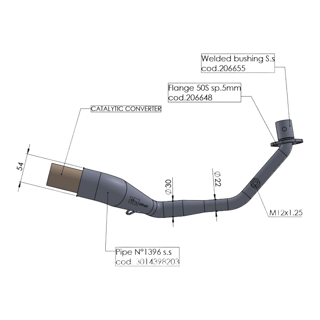 LeoVince katalizator 16058