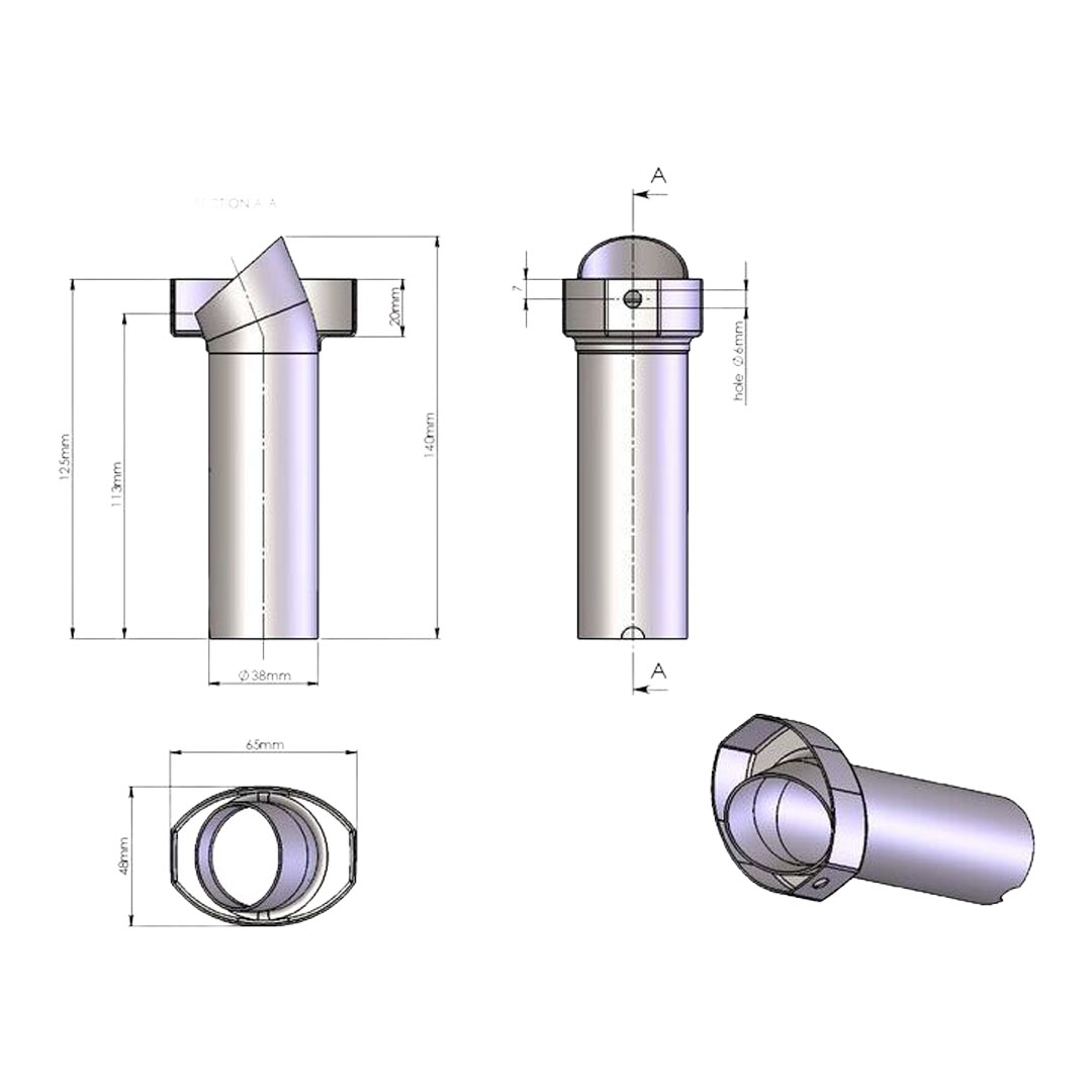 LeoVince dB killer umetak 308421801R