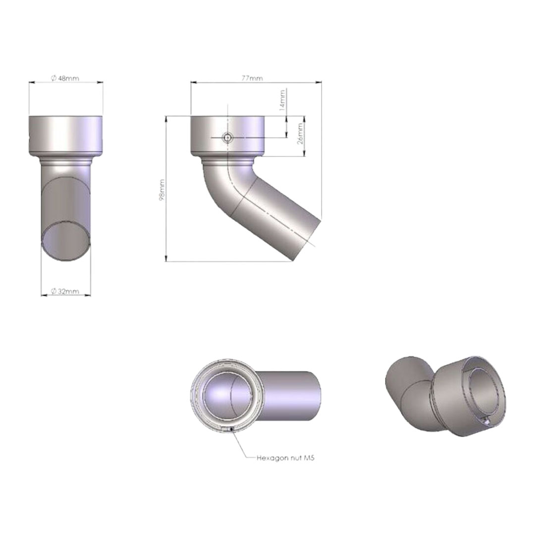 LeoVince dB killer umetak 308232801R