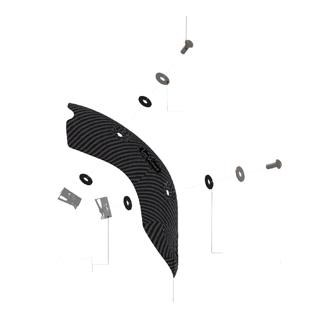 LeoVince karbonski toplinski štit 80058