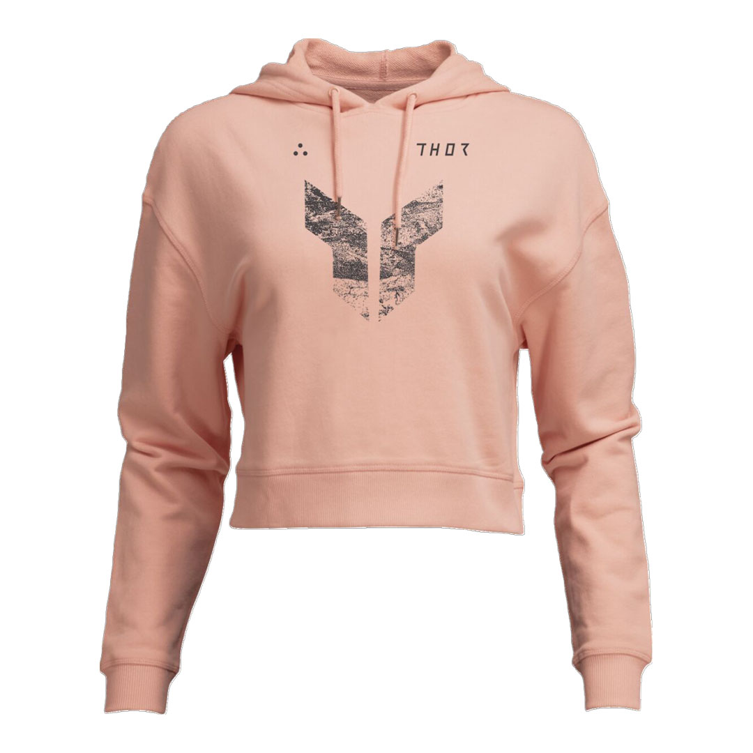 Thor Iconic ženski crop pulover s kapuljačom