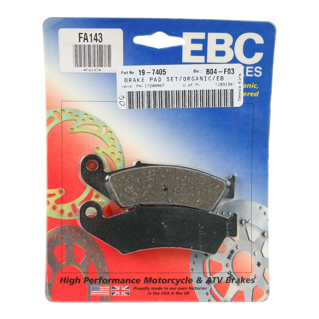 EBC FA143 organske kočione pločice