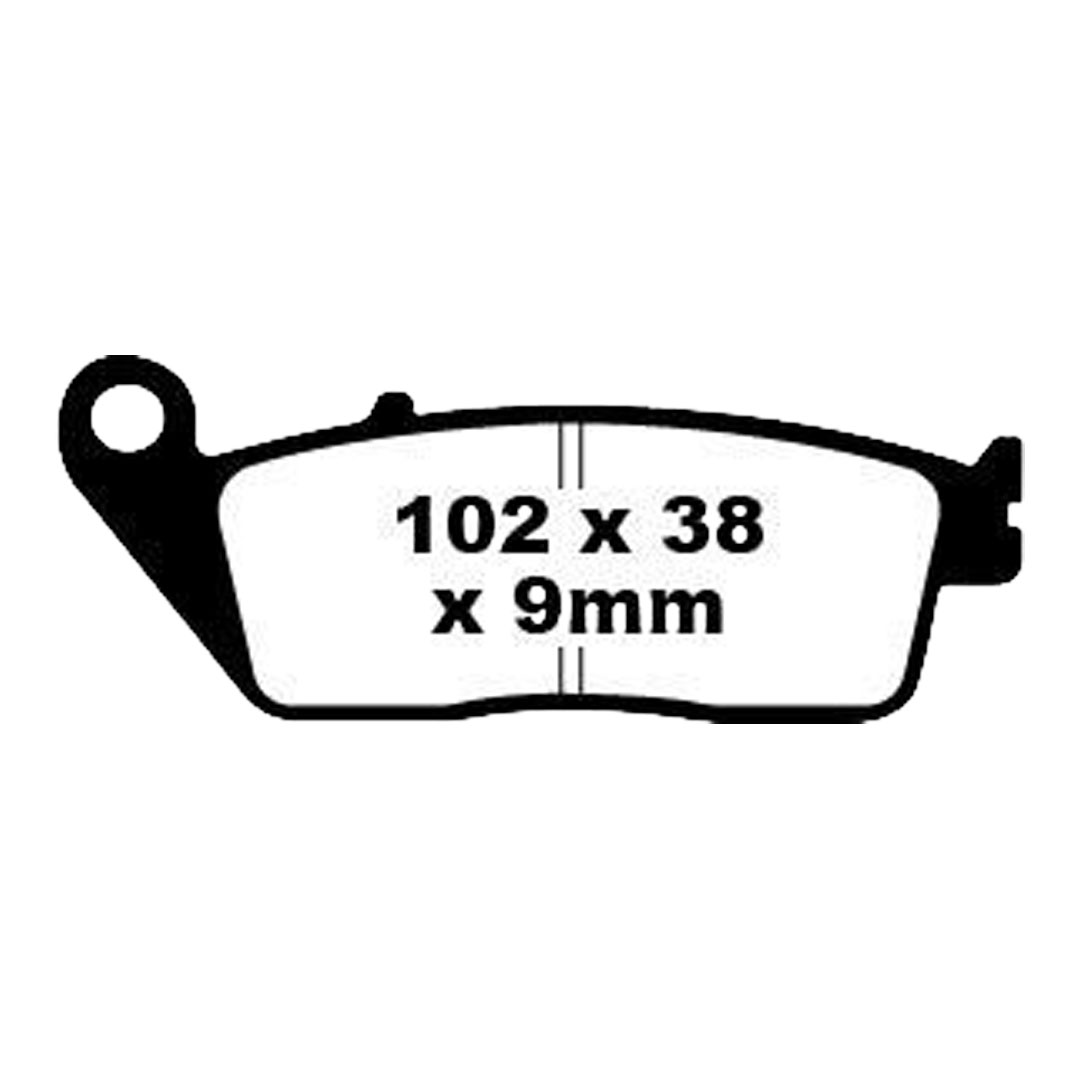 EBC SFA142 organske kočione pločice za skuter