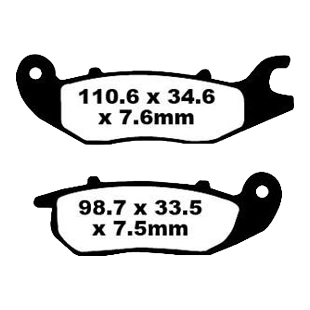 EBC SFA375 organske kočione pločice za skuter