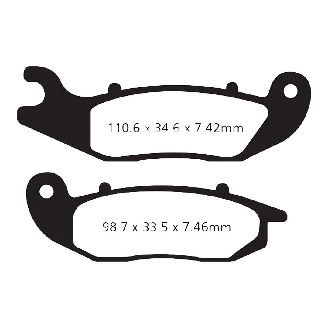 EBC FA465TT karbonsko-keramične kočione pločice