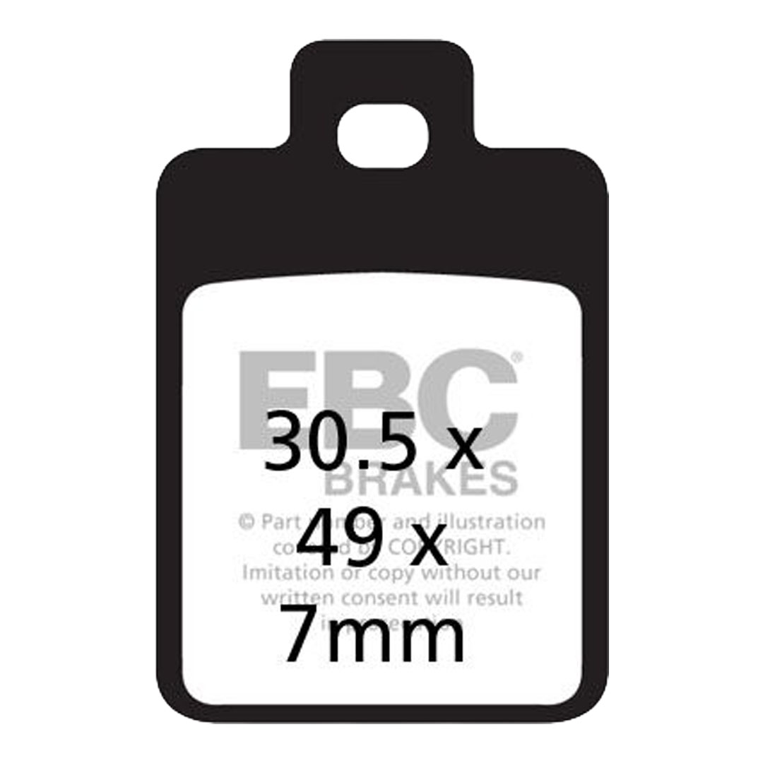 EBC SFA255 organske kočione pločice za skuter