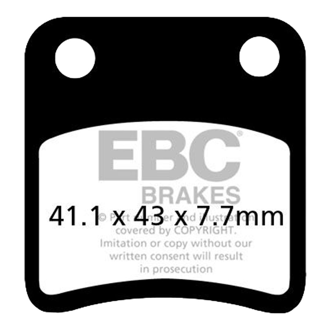 EBC SFA257 organske kočione pločice za skuter