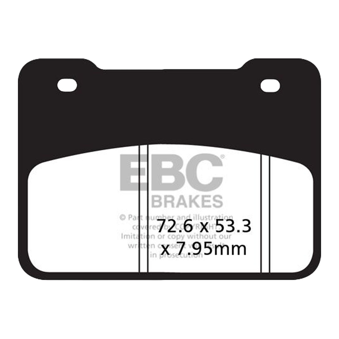 EBC SFA627 organske kočione pločice za skuter