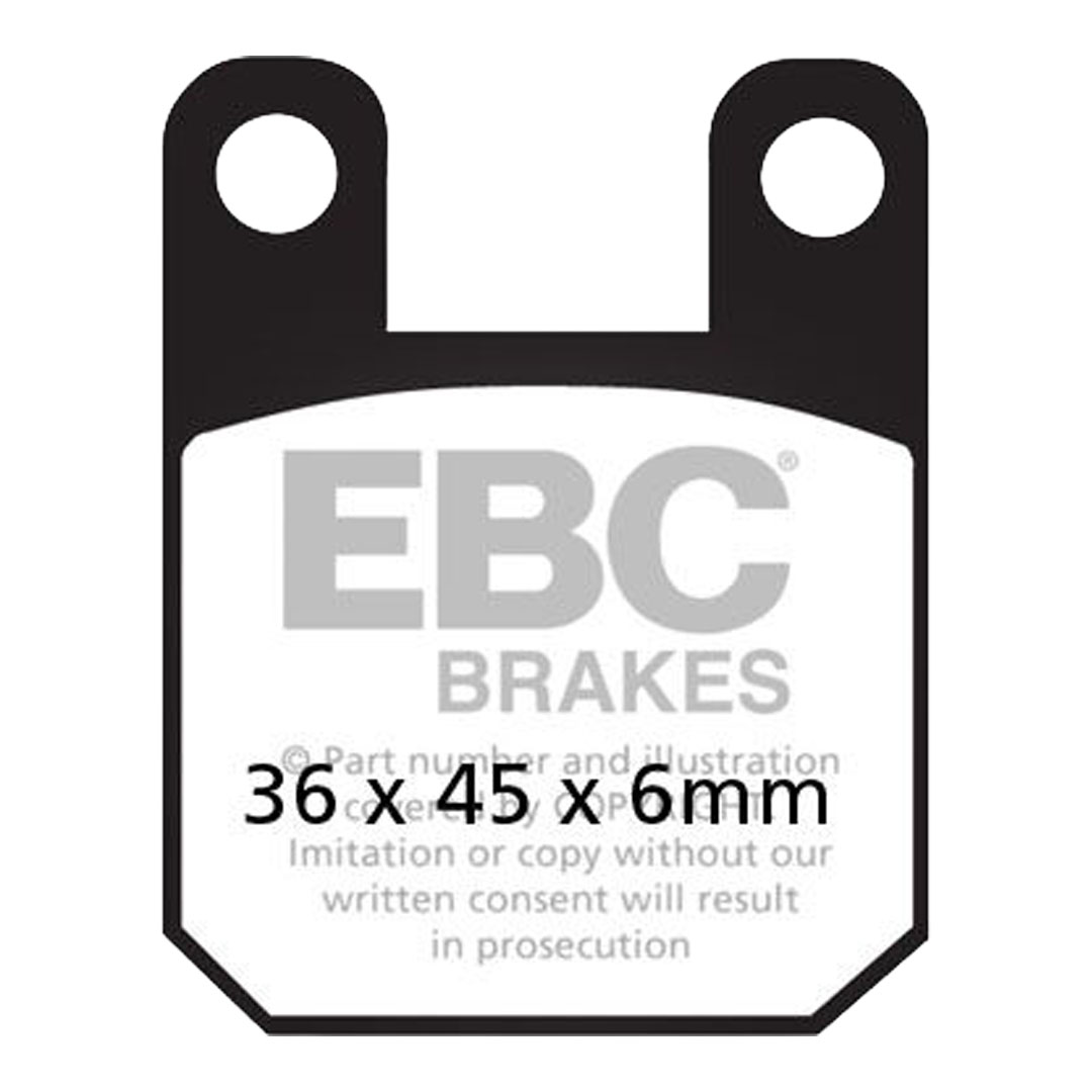 EBC SFAC115 karbonsko-keramičke kočione pločice za skuter