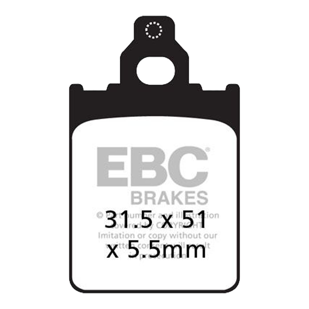 EBC SFAC186 karbonsko-keramične kočione pločice