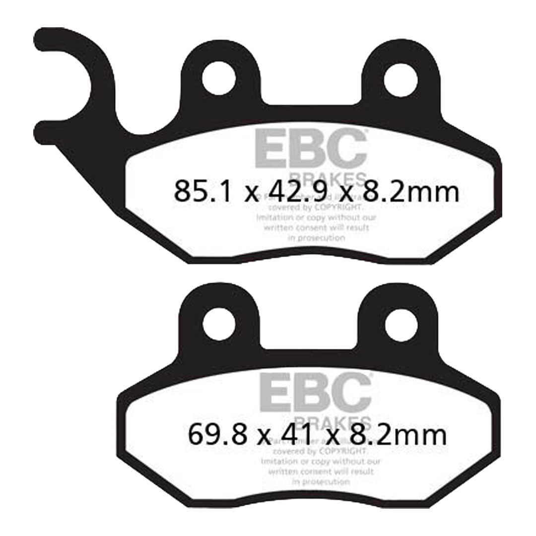 EBC SFAC264 karbonsko-keramične kočione pločice za skuter
