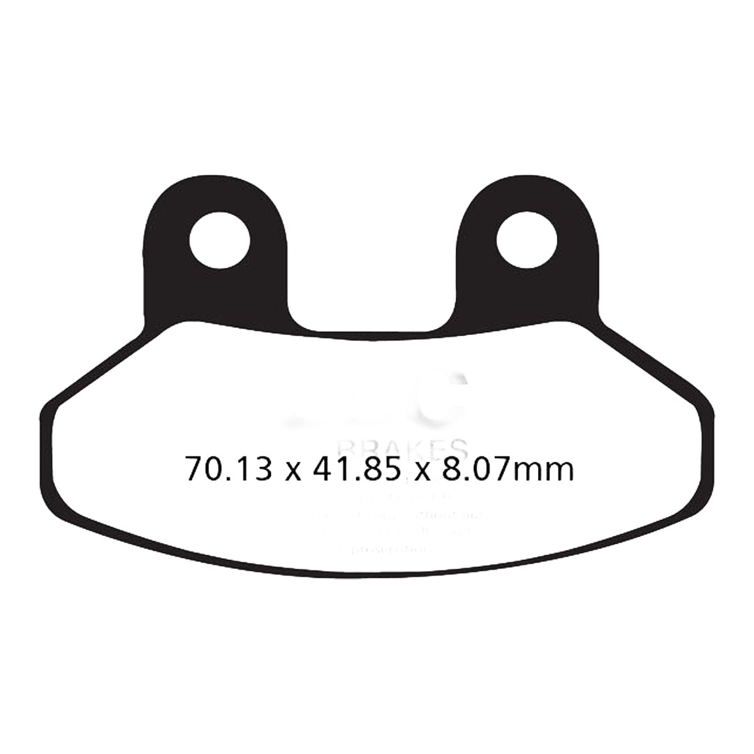 EBC SFAC306 karbonsko-keramičke kočione pločice