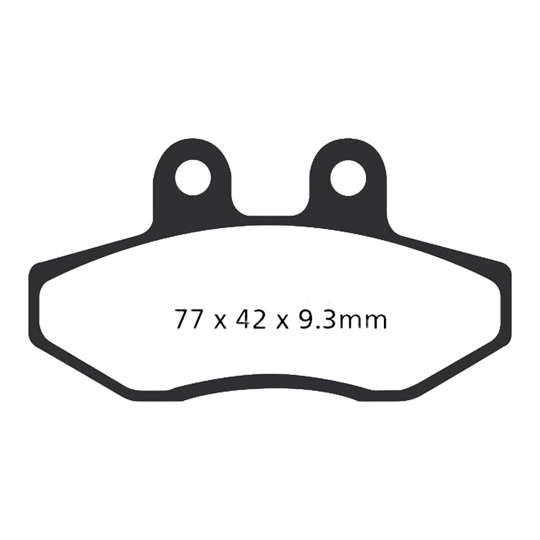 EBC SFAC393 karbonsko-keramične kočione pločice za skuter