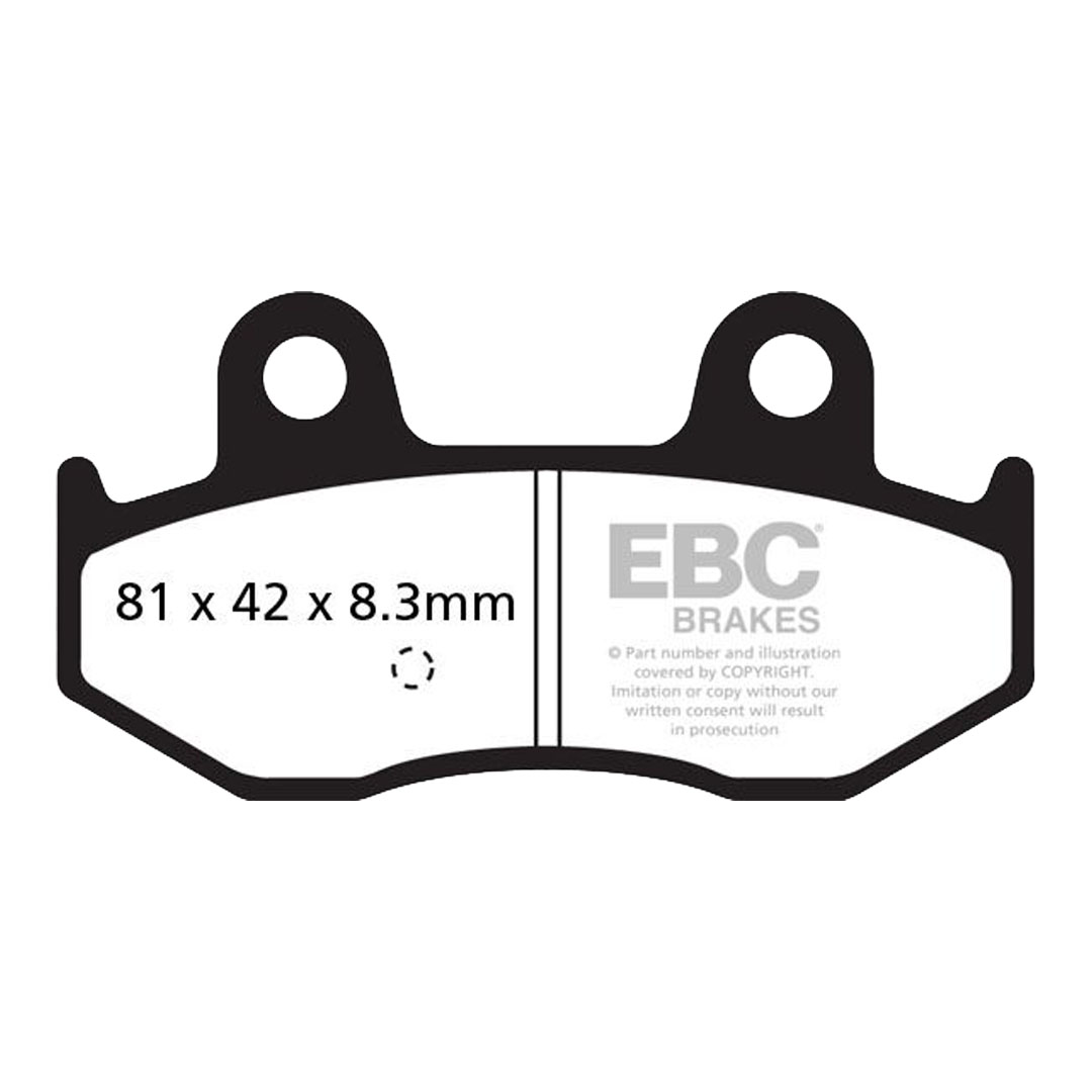 EBC SFAC411 karbonsko-keramičke kočione pločice za skuter