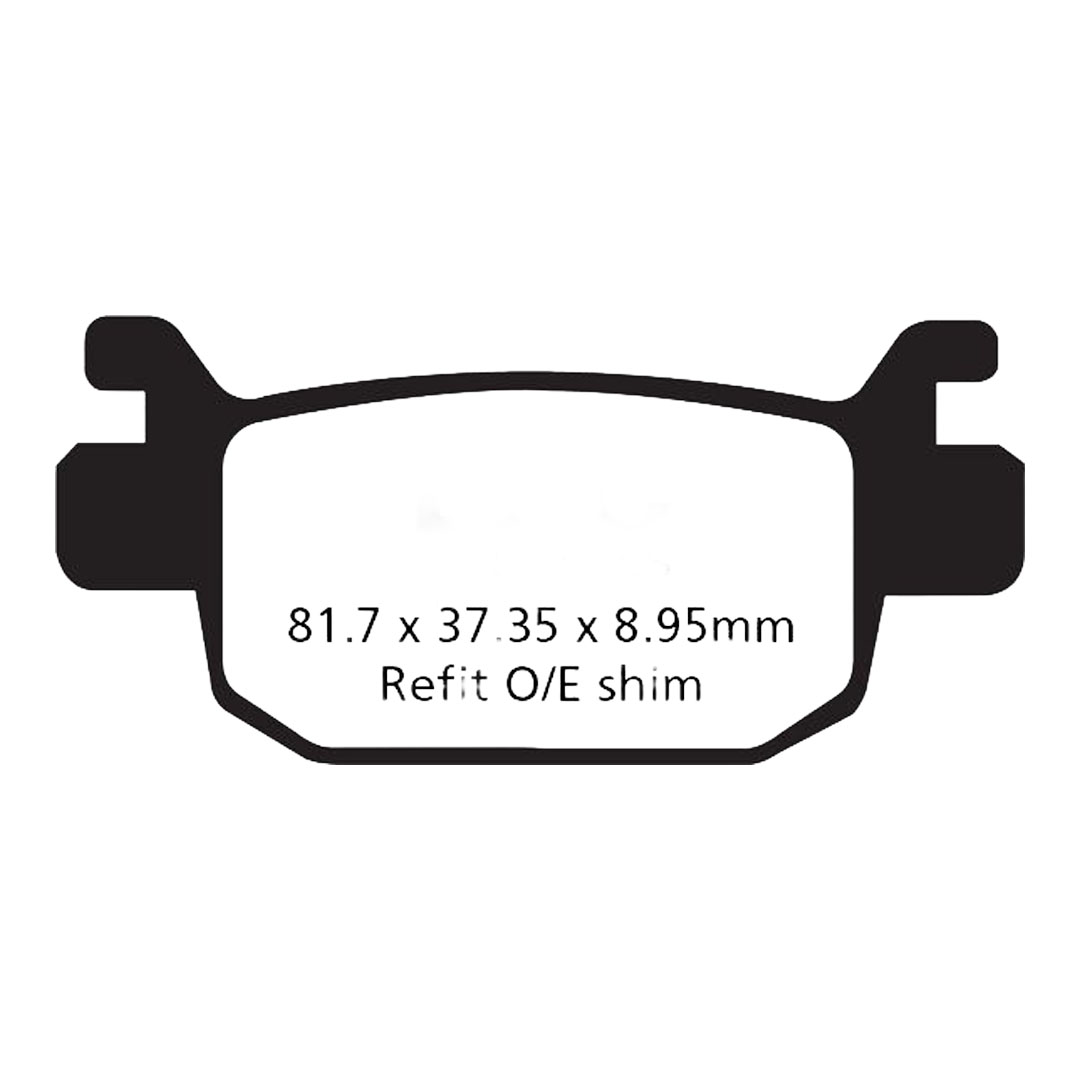 EBC SFAC415 karbonsko-keramičke kočione pločice za skuter
