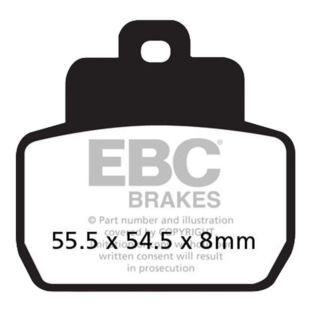 EBC SFAC425 karbonsko-keramične kočione pločice za skuter
