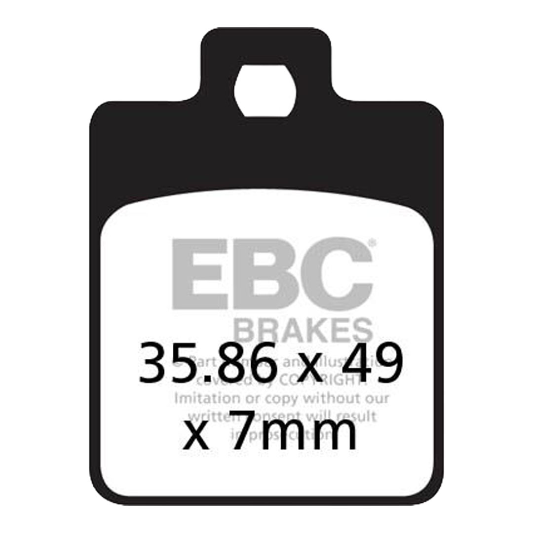 EBC SFAC260 karbonsko-keramičke kočione pločice za skuter