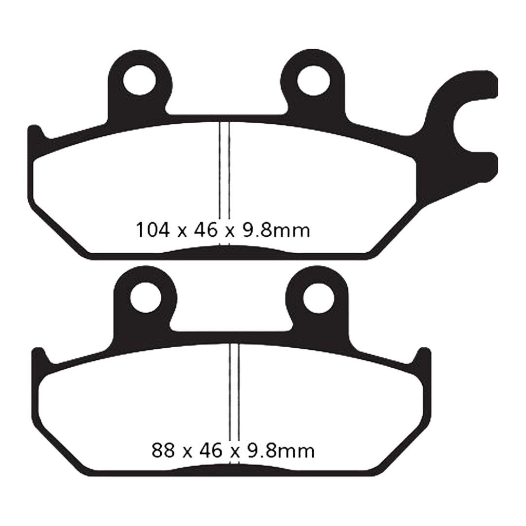EBC FA642TT karbonsko-keramičke kočione pločice