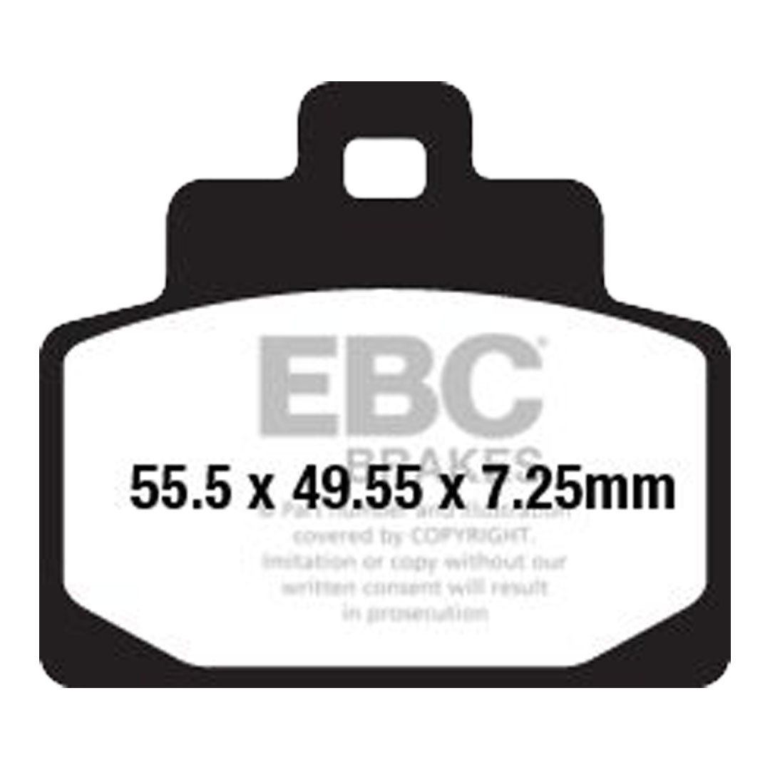 EBC SFA681 organske kočione pločice za skuter