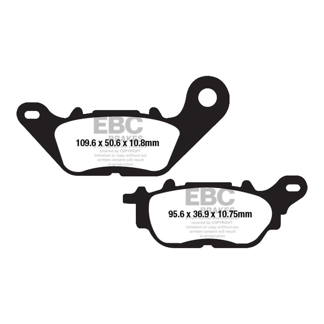 EBC FA662 organske kočione pločice