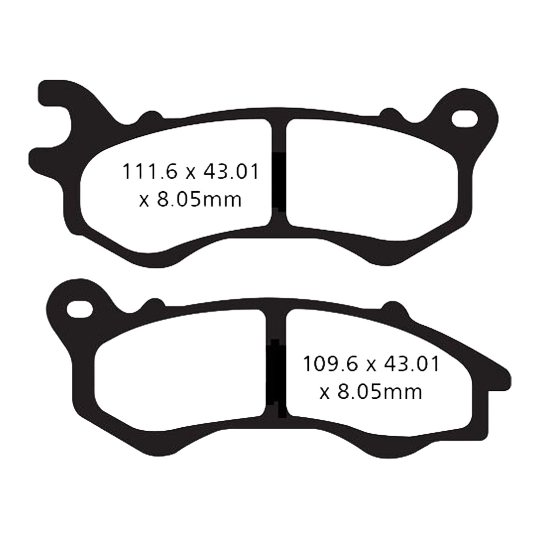 EBC SFAC603 karbonsko-keramične kočione pločice za skuter