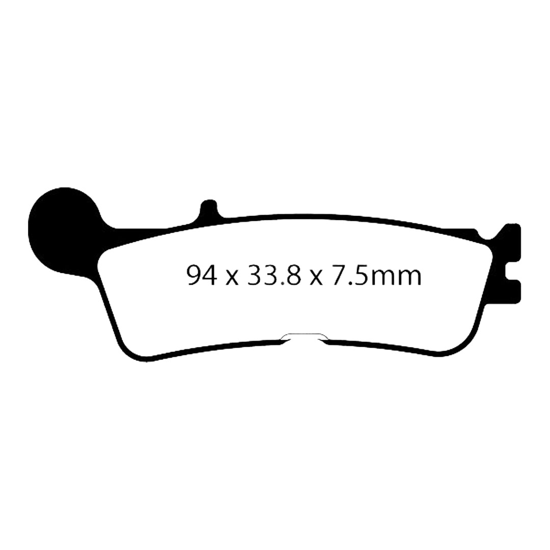 EBC FA755TT karbonsko-keramične kočione pločice