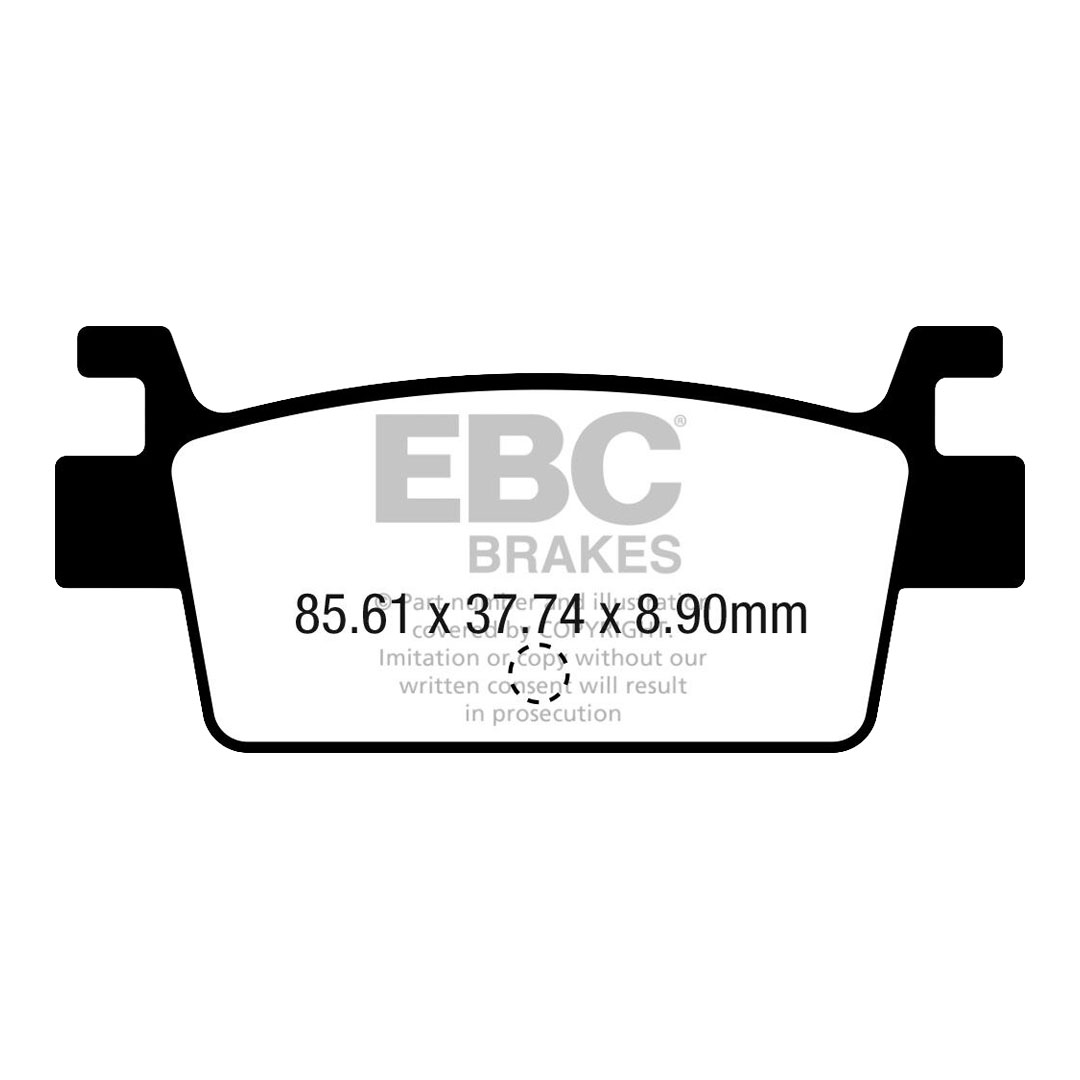 EBC SFAC719 karbonsko-keramične kočione pločice za skuter