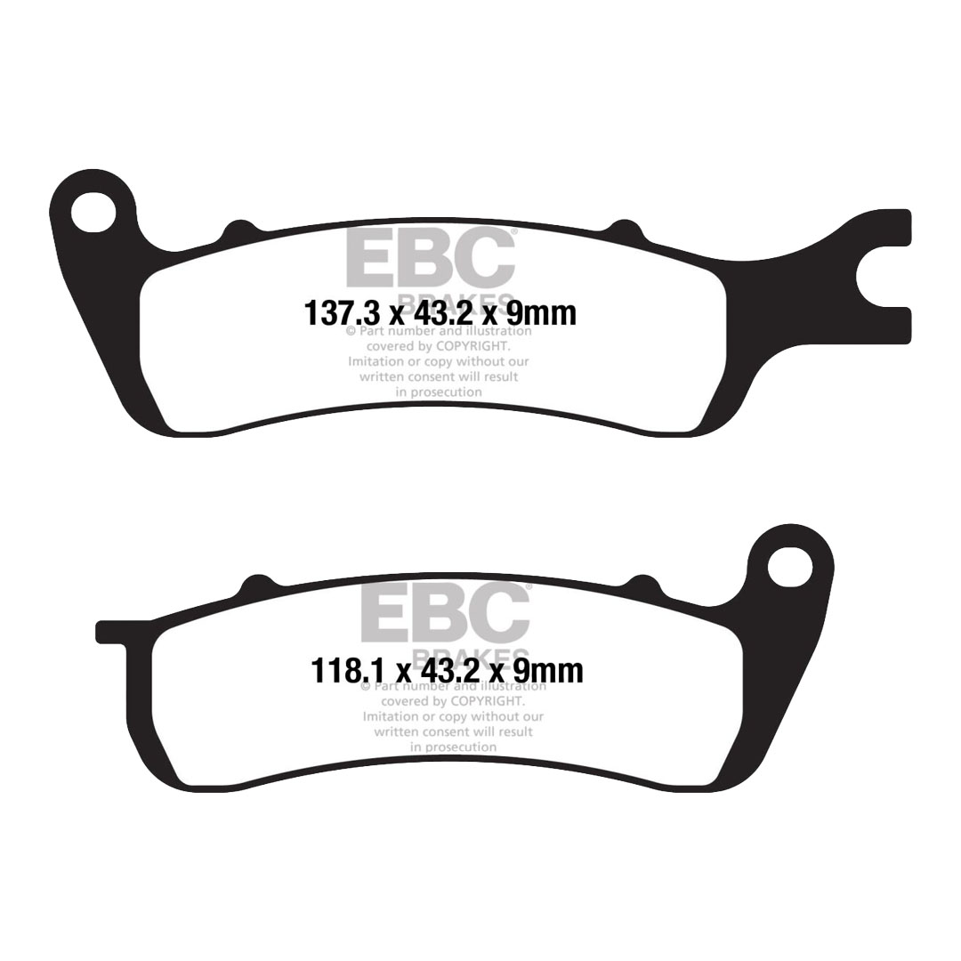 EBC FA722 organske kočione pločice