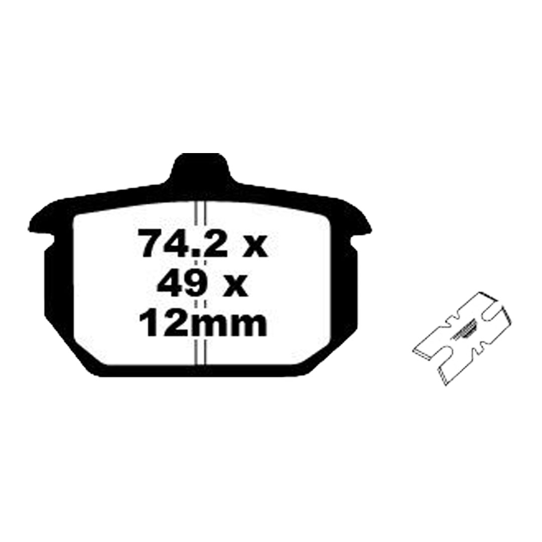 EBC FA078HH sintrane kočione pločice