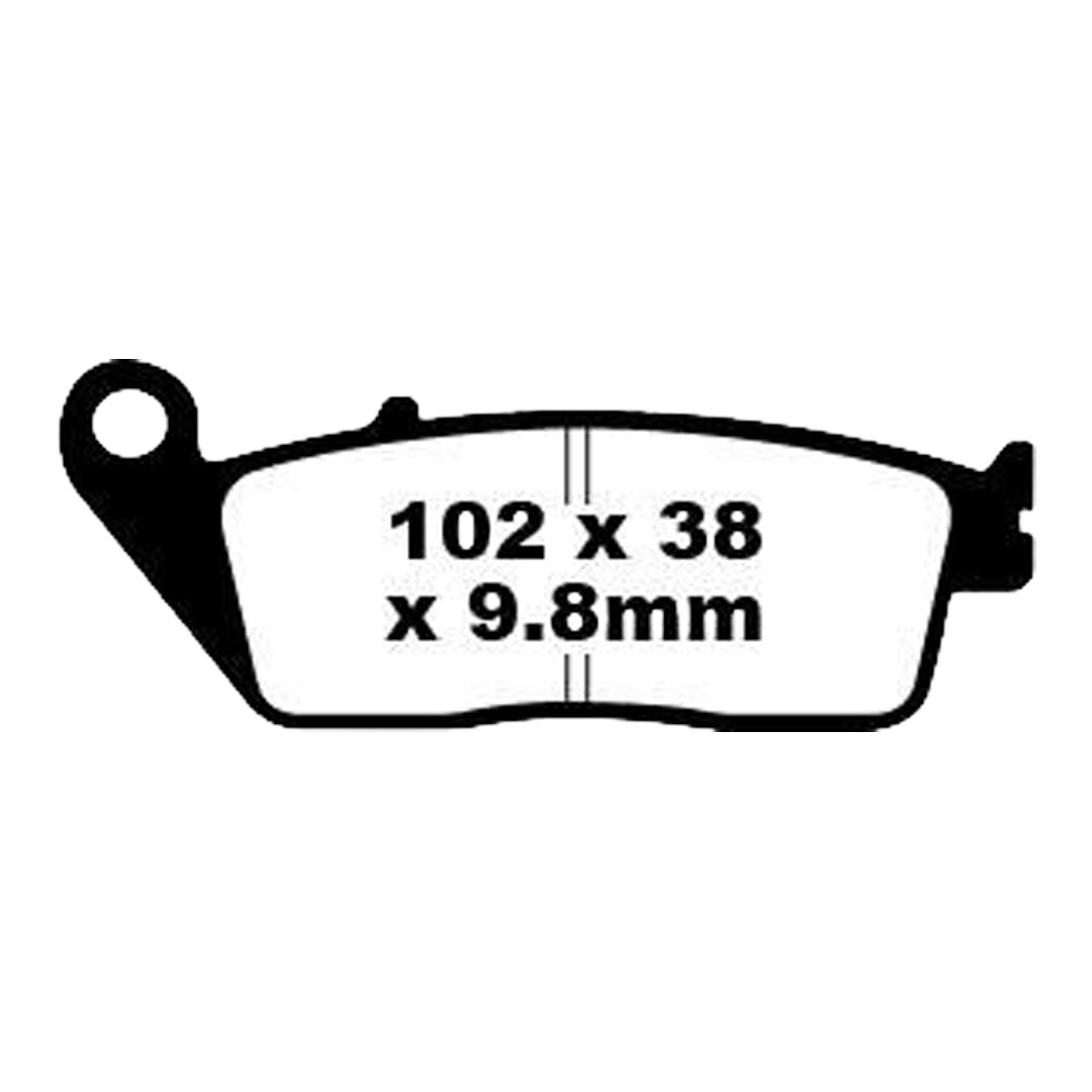 EBC SFA196HH sintrane kočione pločice za skuter