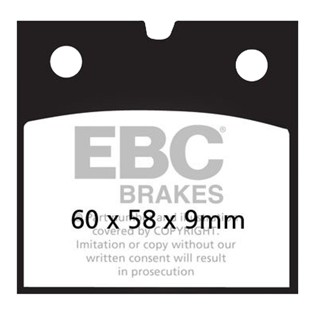 EBC FA077V polusinterirane kočione pločice