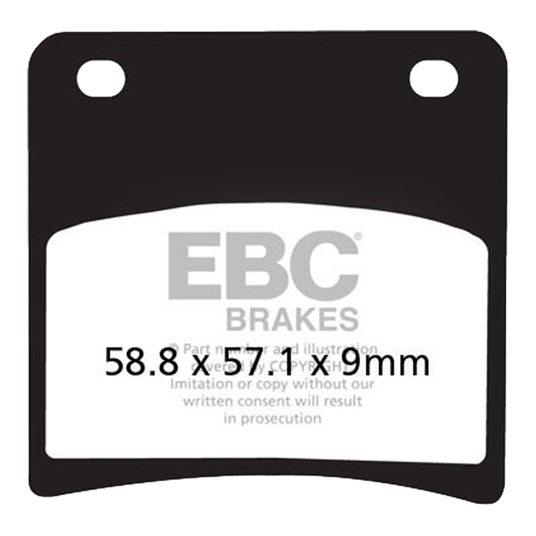 EBC FA146V polusinterirane kočione pločice