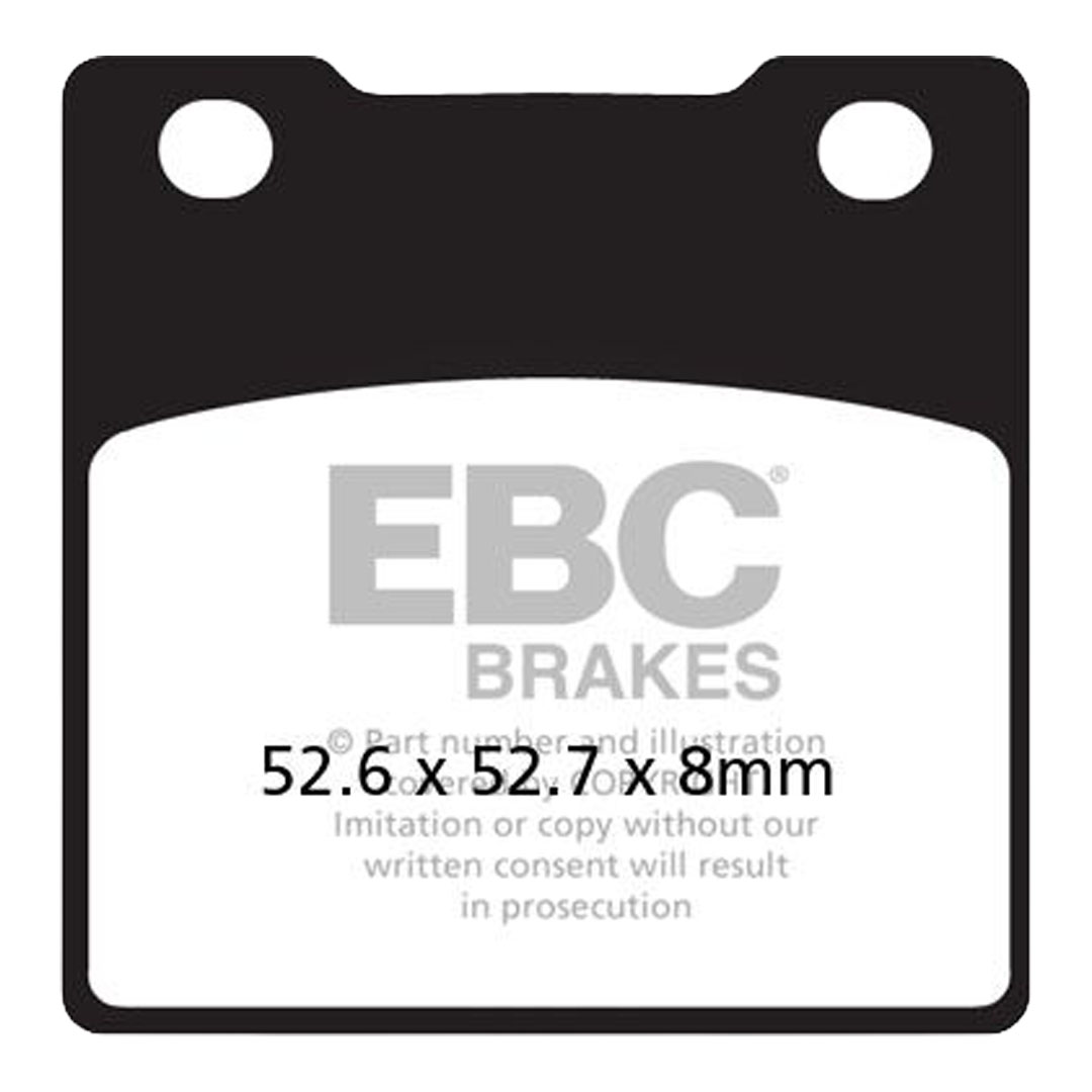 EBC FA161V polusinterirane kočione pločice