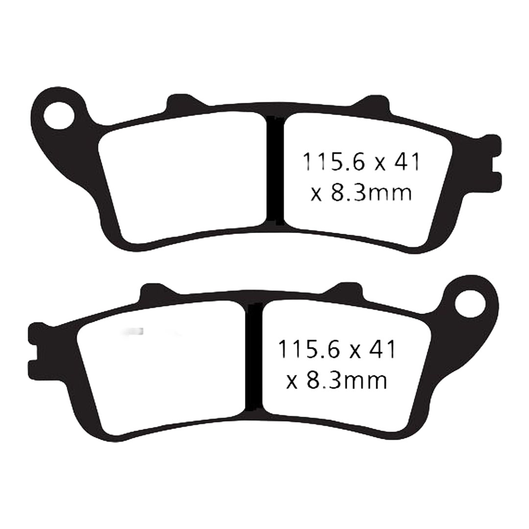 EBC FA261V polusinterirane kočione pločice