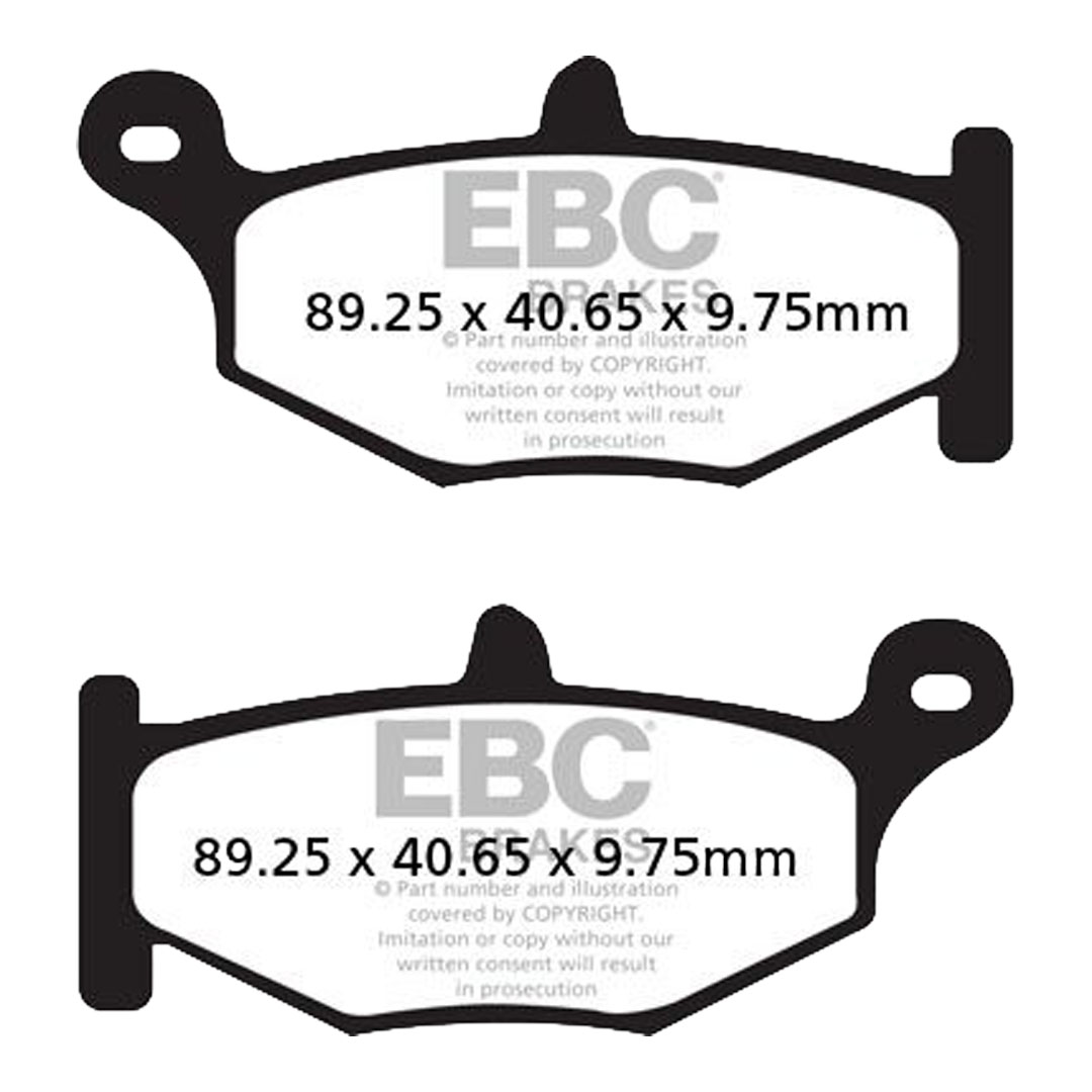 EBC FA419V polusinterirane kočione pločice