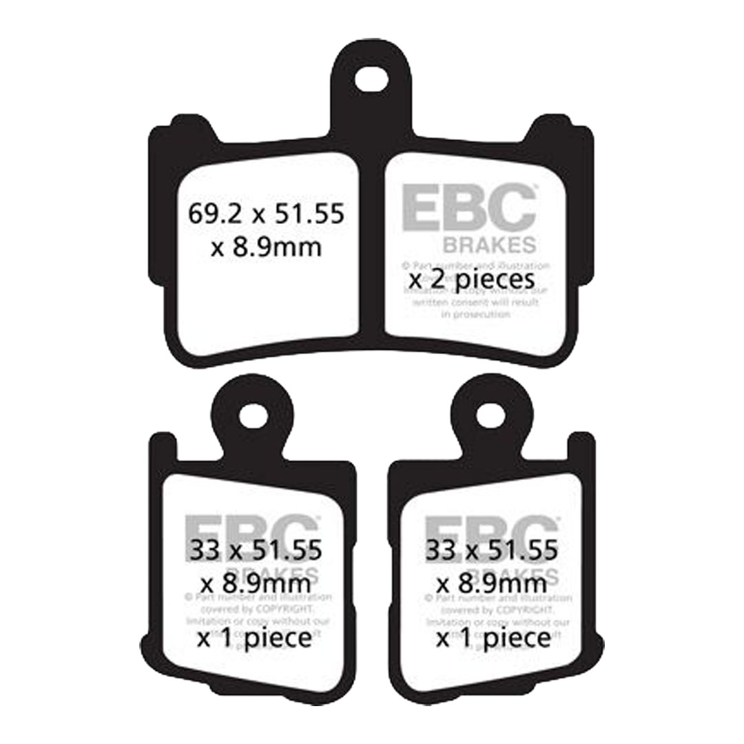 EBC FA499/4HH sintrane kočione pločice