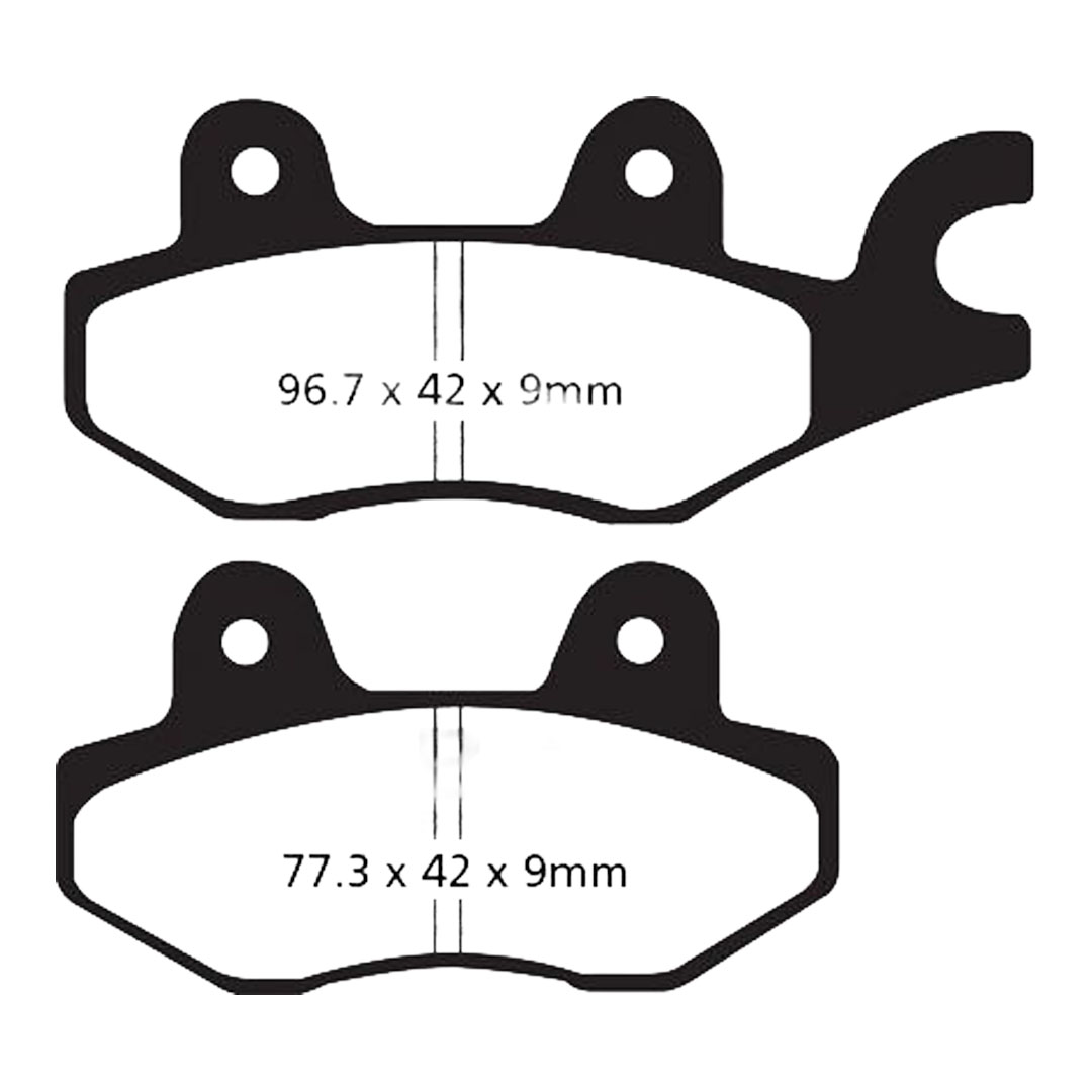 EBC GPFAX197HH sintrane trkaće kočione pločice