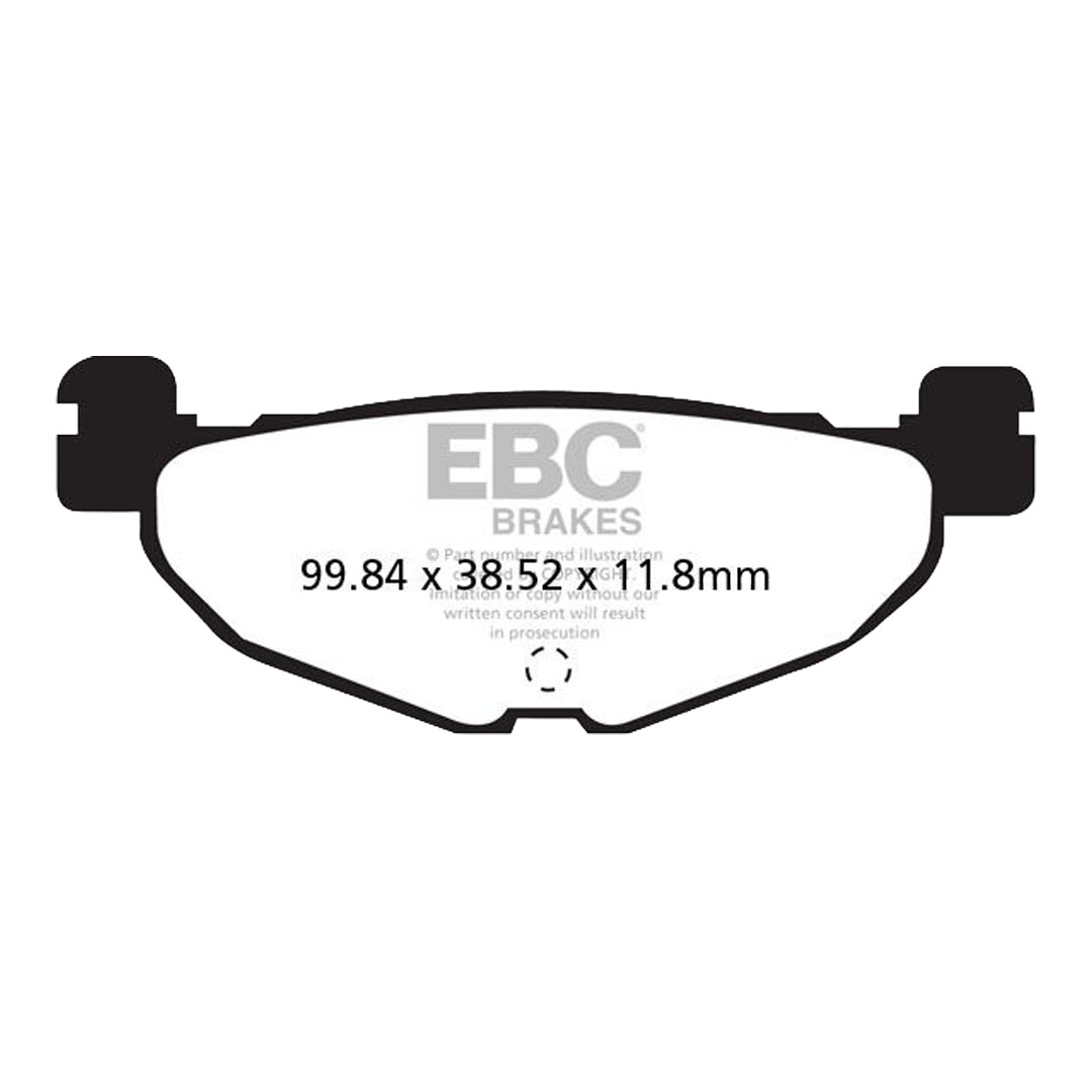 EBC SFA408HH sintrane kočione pločice za skuter