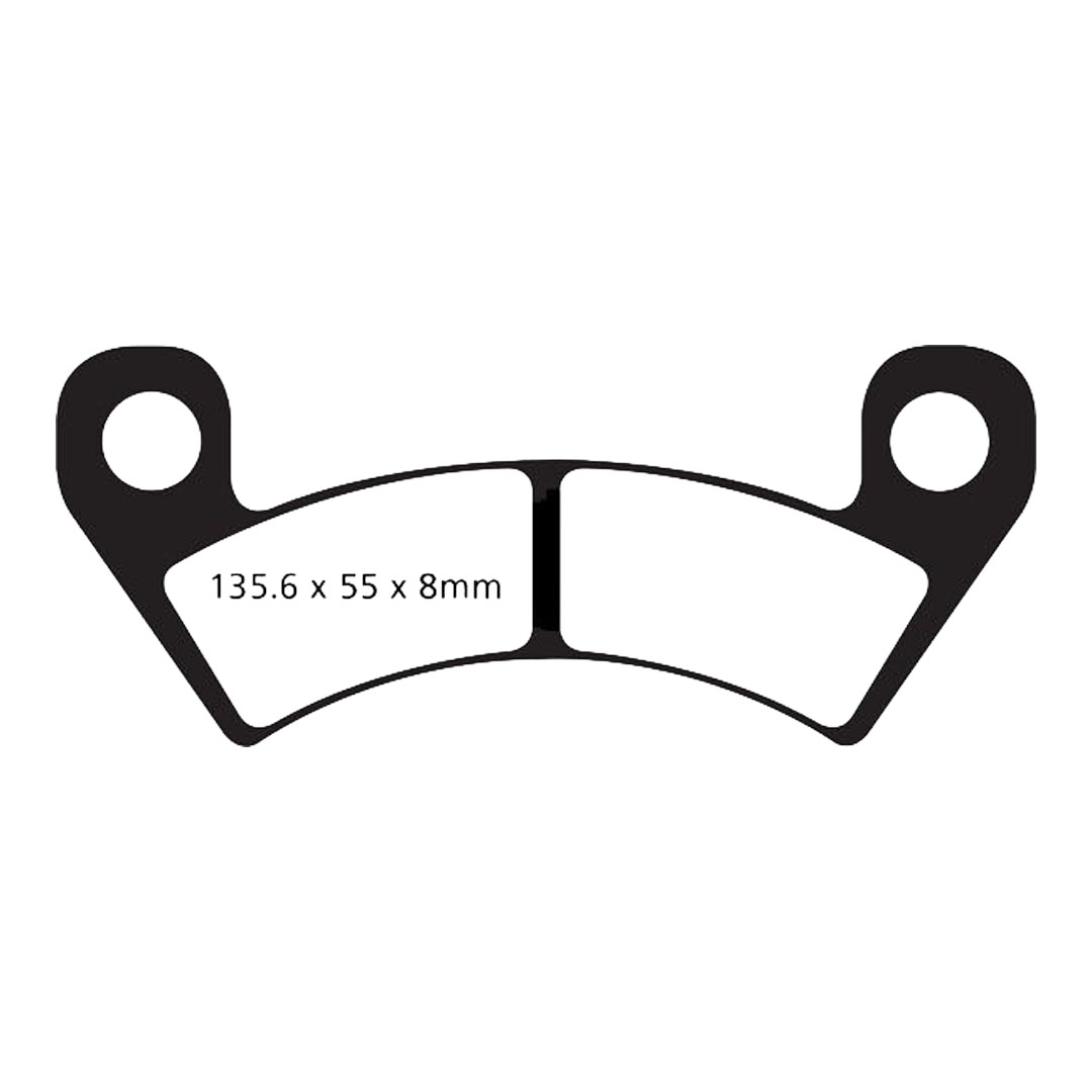 EBC FA610R sintrane kočione pločice