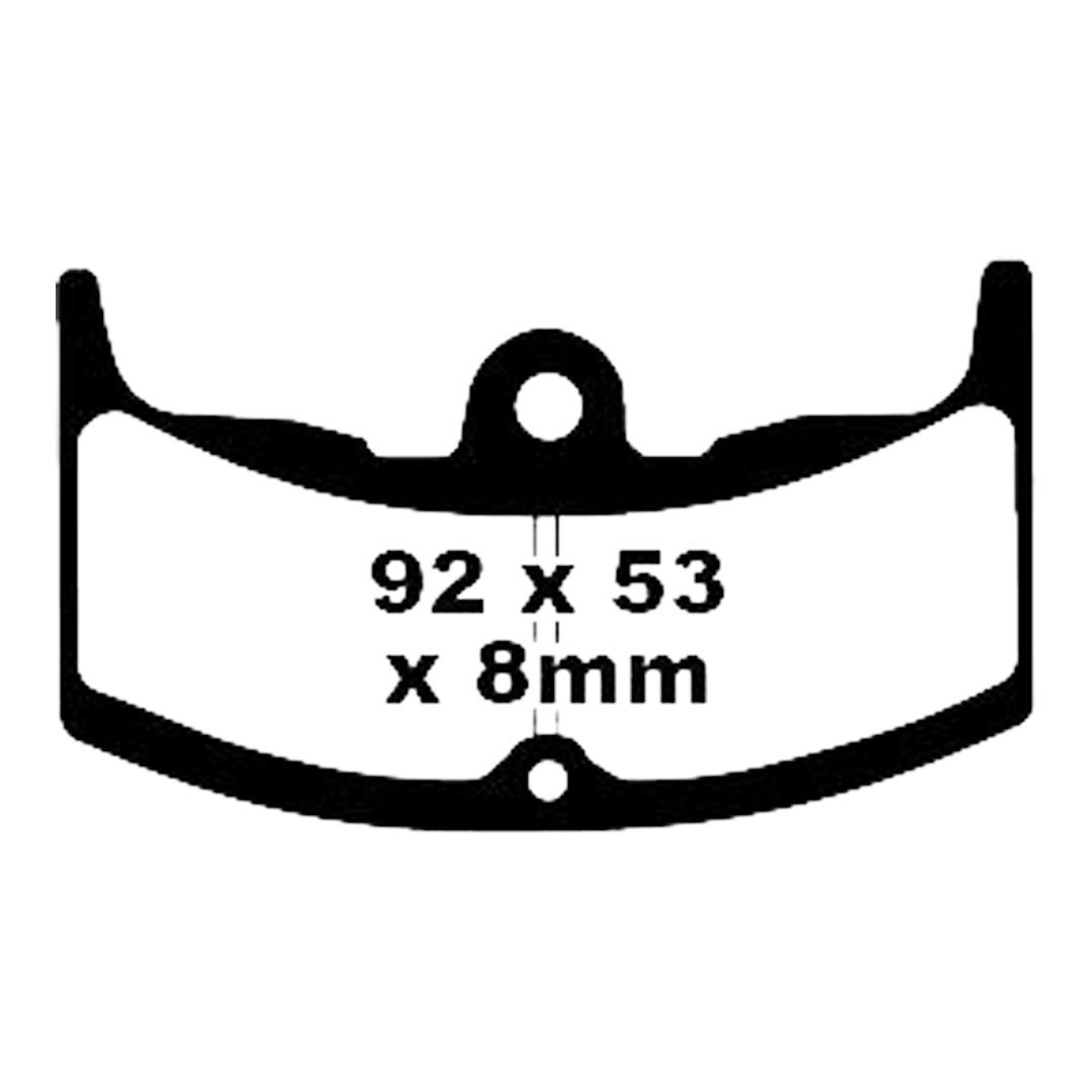 EBC FA080 organske kočione pločice