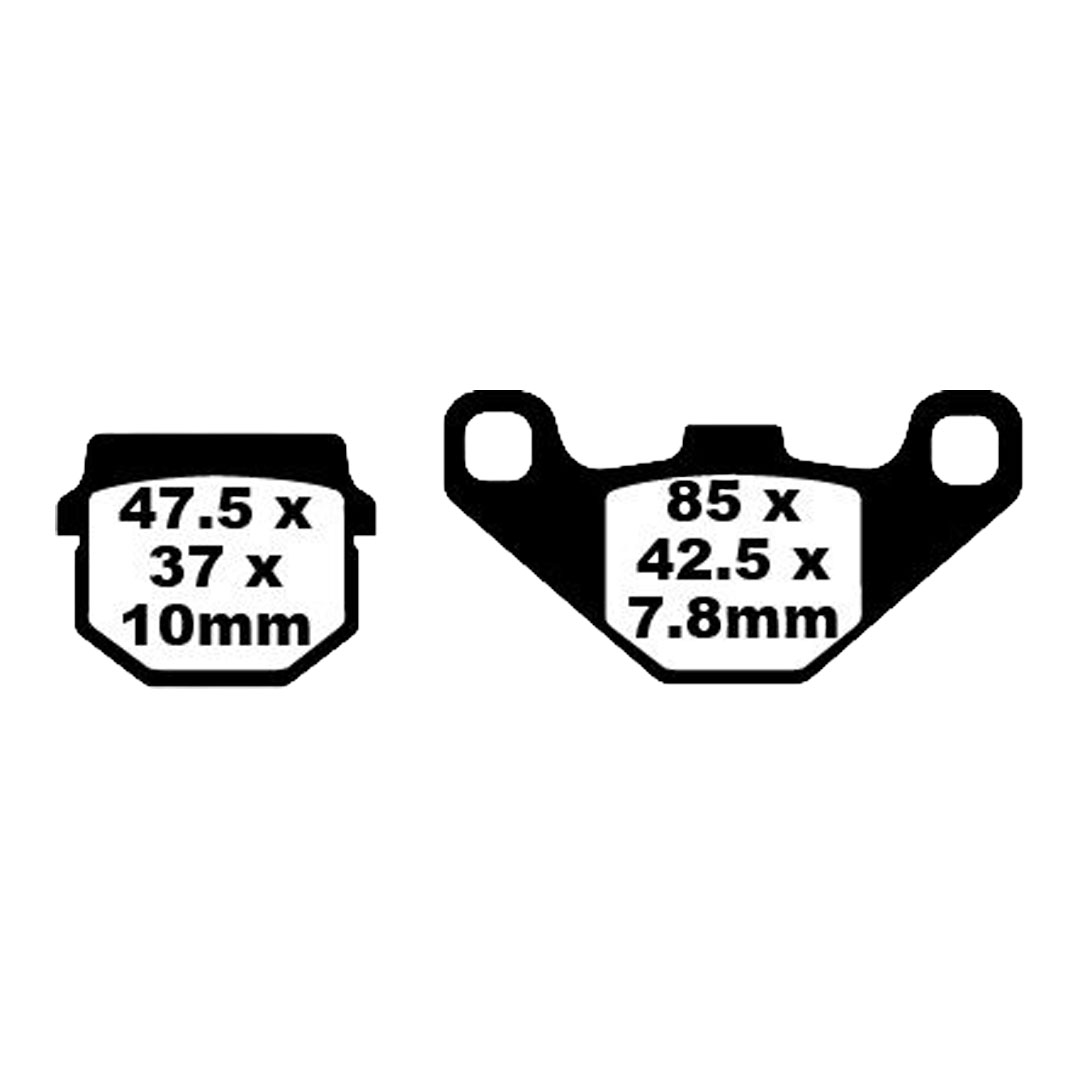 EBC FA083/2TT karbonsko-keramičke kočione pločice
