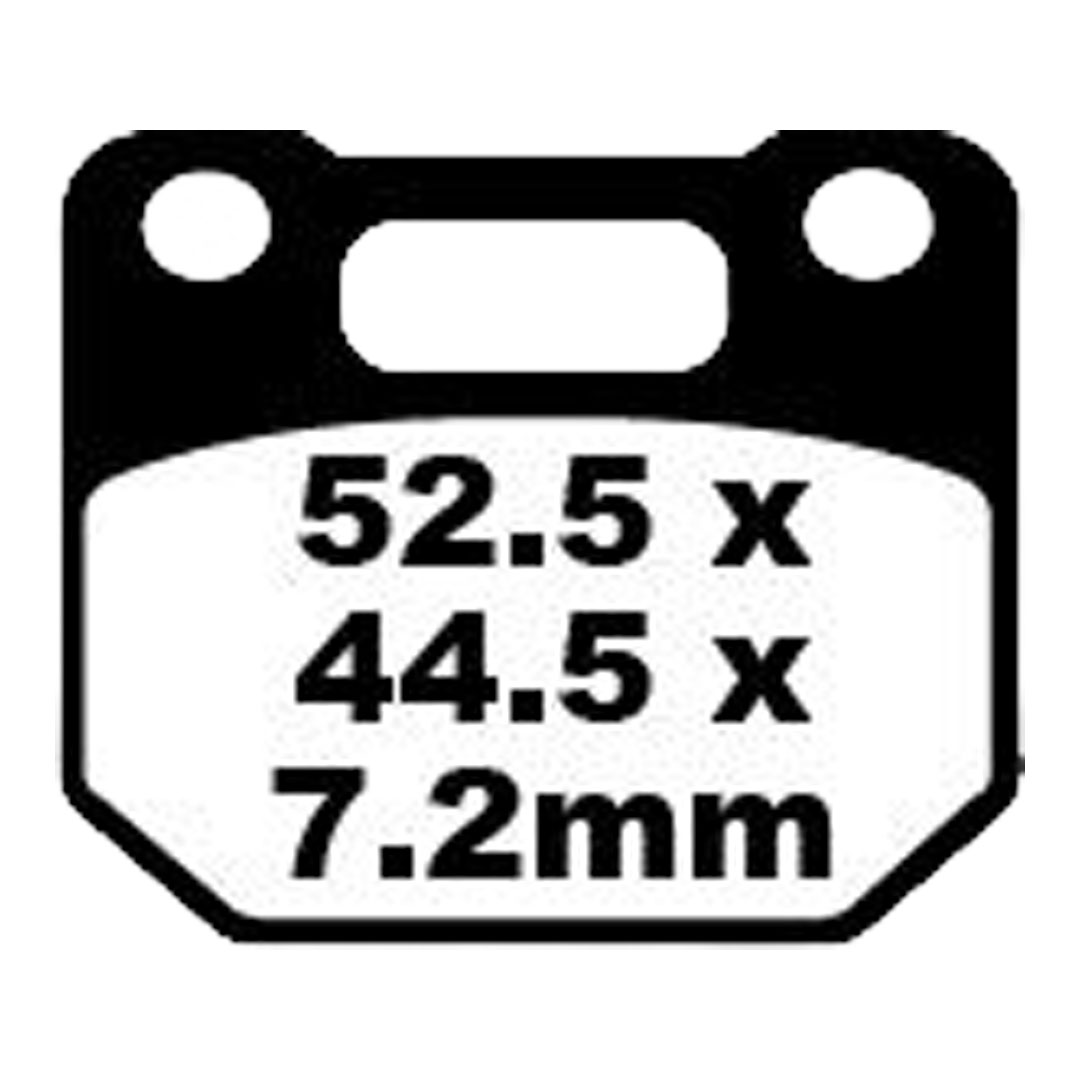 EBC FA110 organske kočione pločice