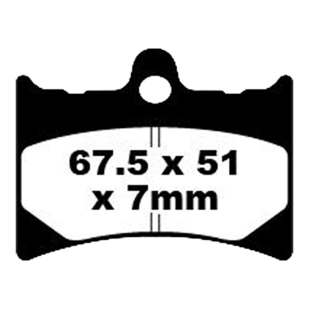 EBC FA126 organske kočione pločice