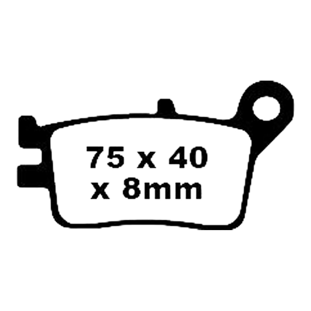 EBC FA153 organske kočione pločice