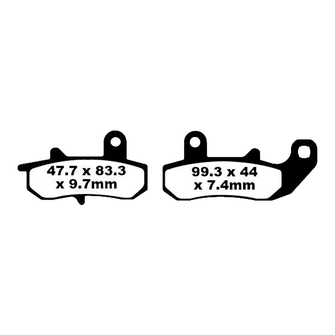 EBC FA157 organske kočione pločice