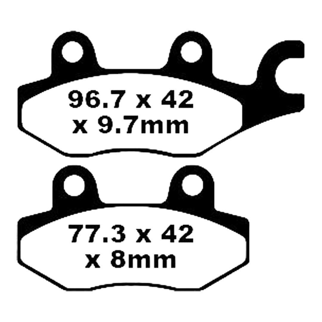 EBC FA165-2TT karbonsko-keramične kočione pločice